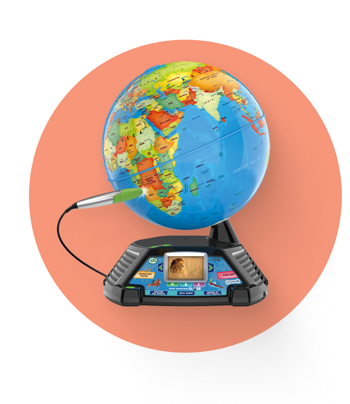 Magic Adventures Globe electronic learning product
